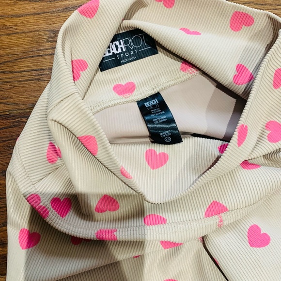 Beach Riot Ayla Legging Famous Taupe Heart XS - Picture 8 of 8